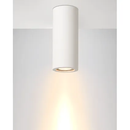 Lucide plafondlamp Gipsy wit ⌀7cm H17cm GU10 3