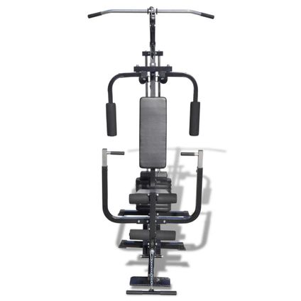 VidaXL home gym fitnessmachine multifunctioneel staal 150x99x204cm