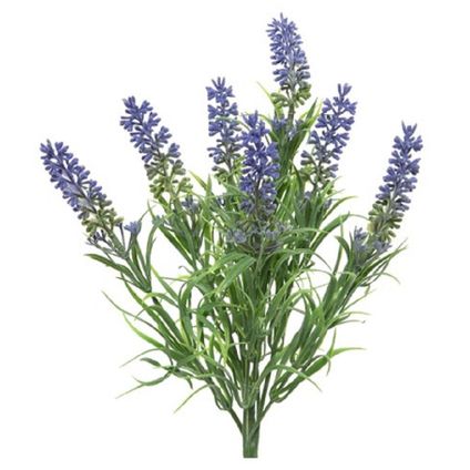 Decoris Lavandula/lavendel - kunstplant - 34 cm