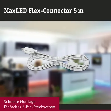 Paulmann Flex-Connector MaxLED wit kunststof 1m 4