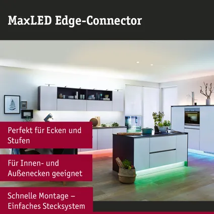 Paulmann Edge-connector MaxLED 4 stuks wit 7