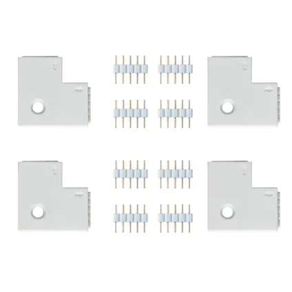 Paulmann Edge-connector MaxLED 90° 4 stuks wit 3