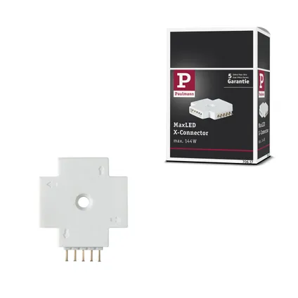 Connecteur en X Paulmann Function MaxLED plastique blanc 11