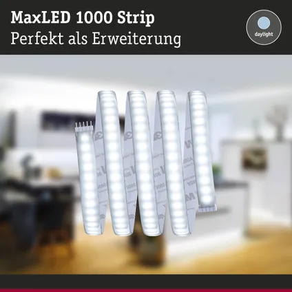 Ruban LED extension Paulmann MaxLED 1000 1m lumière du jour 11,5W 8