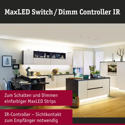 Paulmann afstandsbediening infrarood MaxLED dimmer switch max 144W 6