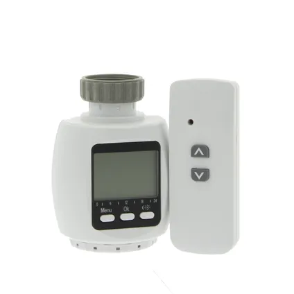Thermostat de radiateur + télécommande Profile 5°-35° blanc