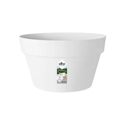 Coupe pot de fleurs Elho loft urban Ø35cm blanc 12