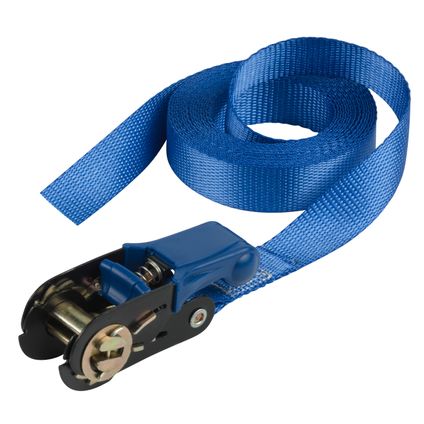 Master Lock spanband + klem 5mx5mm blauw