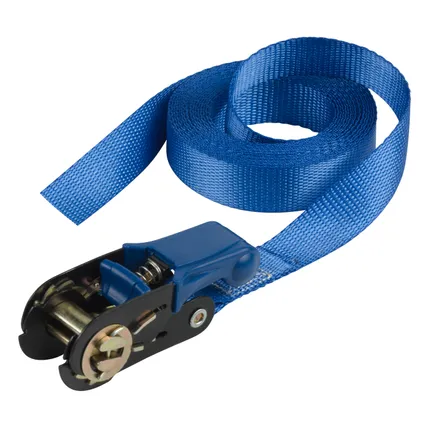 Master Lock spanbanden + klem 5mx5mm blauw