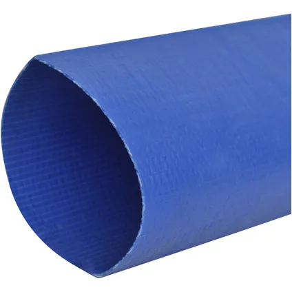 Platte PVC slang voor water (50 m, 2"/5,08 cm) 3