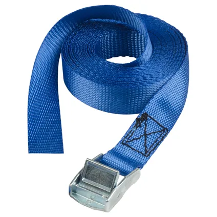 Master Lock spanriem 2,5mx25mm blauw