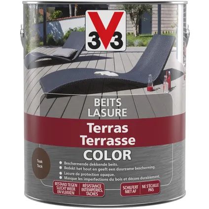 Lasure terrasse V33 Color teck mat 2,5L 3