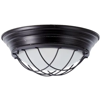 Brilliant plafondlamp Typhoon 2 zwart ⌀35cm 2xE27 3