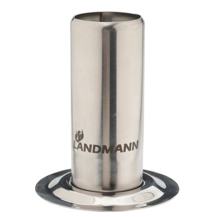 Landmann Selection rvs BBQ kiphouder met 250ml reservoir 10x12,5 cm