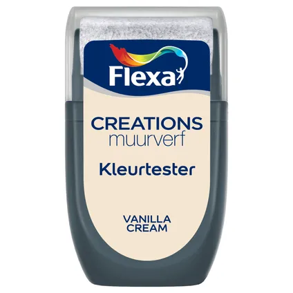 Flexa muurverf tester Creations vanilla cream 30ml 3