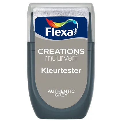 Flexa muurverf tester Creations authentic grey 30ml 3