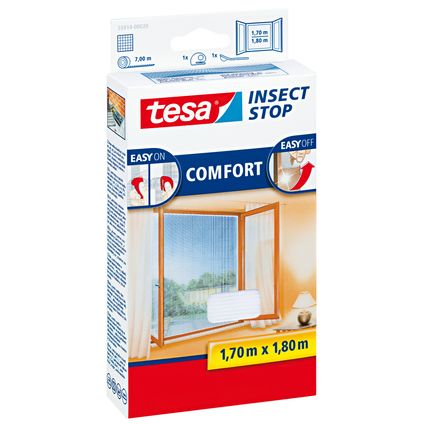 Tesa Insect Stop Comfort raamhor wit 1,7x1,8m