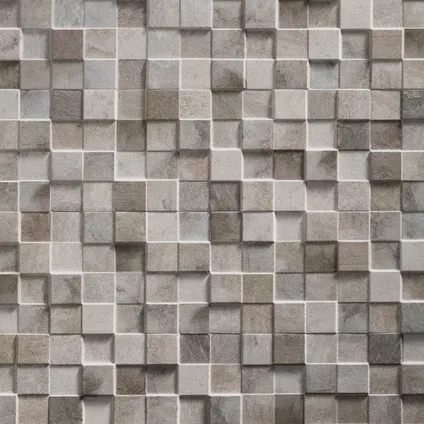 Plaquette de parement Klimex Square - UltraStrong - Grey Nuance - Contenu de l'emballage 0,94 m²