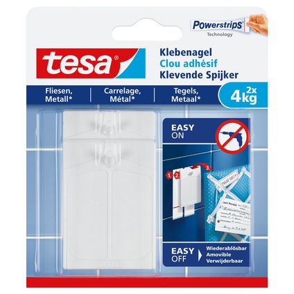 Tesa Powerstrips 77766 lijmnagel voor tegels en metaal 4kg