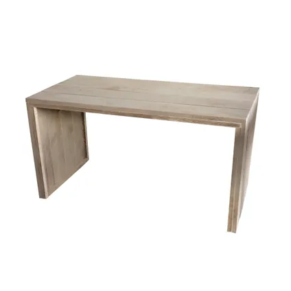 Table de jardin Wood4you Amsterdam kit de construction bois d'échafaudage 220x100cm 2