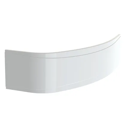 Zeli Tablier de baignoire courbe 175x110 Blanc