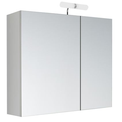 voorbeeld verdamping thema Allibert spiegelkast Kle'o 60cm wit mat