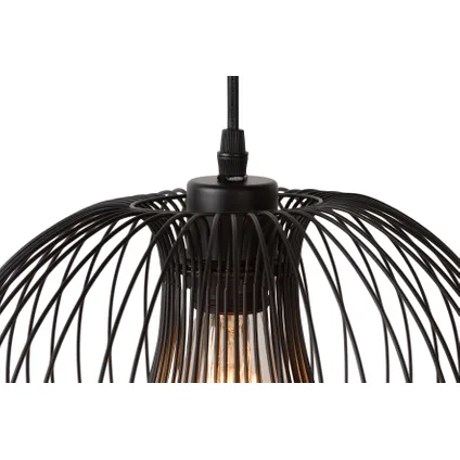Lucide hanglamp Vinti zwart ø30cm E27 3