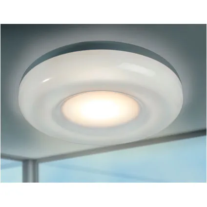 Jedi plafondlamp met afstandsbediening 'iDual Daphnis' aluminium geverfd 16W 3