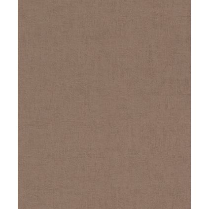 Papier peint intissé 489842 béton brun mat