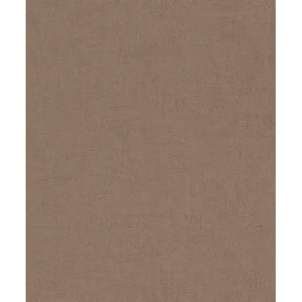 Papier peint intissé 489842 béton brun mat