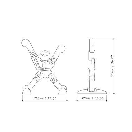 Figurine de signalisation EXIT X-man 10
