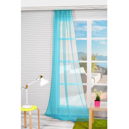 Voilage Dolly turquoise 140 x 250 cm