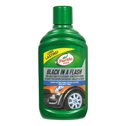 Cire pour voiture Turtle wax Black in A Flash 300ml