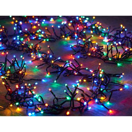 Lumineo Kerstverlichting - cluster - gekleurd - timer - 1152 LEDs
