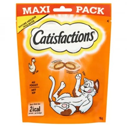 Catisfactions kattensnoepjes kip 180gr