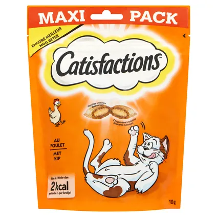Catisfactions kattensnoepjes kip 180gr 2