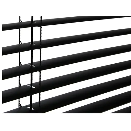 Baseline horizontale jaloezie PVC zwart 100x130cm 3