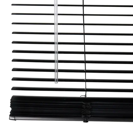 Baseline horizontale jaloezie PVC zwart 100x130cm 7