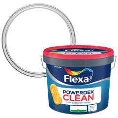 Praxis Flexa Powerdek muurverf clean wit 10L aanbieding