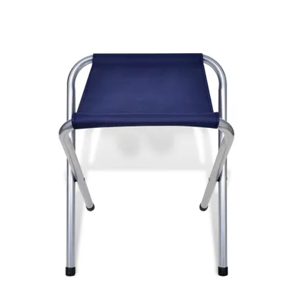 VidaXL campingtafel inklapbaar en verstelbaar aluminium 120x60cm 4 stoelen 8