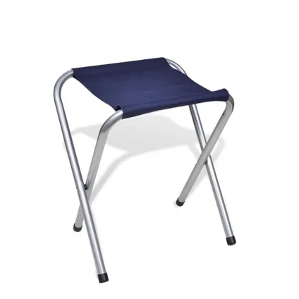 VidaXL campingtafel inklapbaar en verstelbaar aluminium 120x60cm 4 stoelen 9