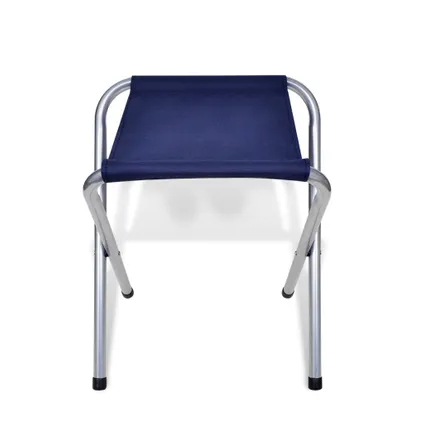 VidaXL campingtafel inklapbaar en verstelbaar aluminium 180x60cm 6 stoelen 8