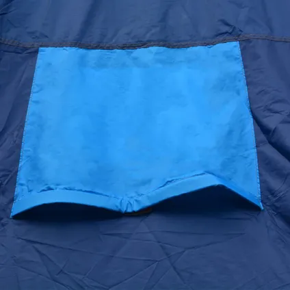 VidaXL tent 9-persoons polyester donkerblauw en blauw 7