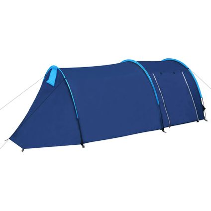 VidaXL tent marine -en licht blauw 4-persoons 395x180x110cm
