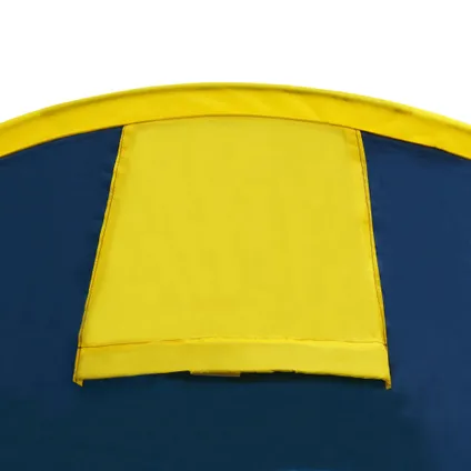 VidaXL tent marineblauw/geel 4-persoons 395x180x110cm  6