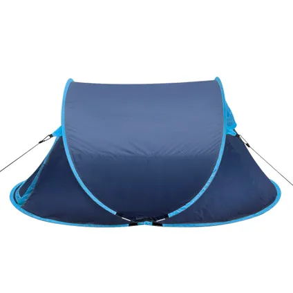 VidaXL tent pop-up 2-persoons marineblauw/lichtblauw 2