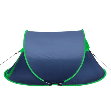 VidaXL tent pop-up 2-persoons marineblauw/groen 2