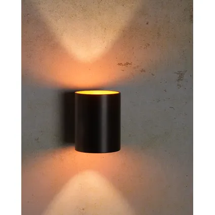 Lucide wandlamp Xera zwart ⌀8cm G9 3