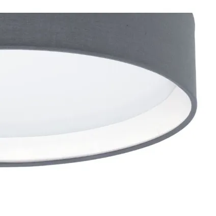 Plafonnier LED EGLO Pasteri gris 11W 3