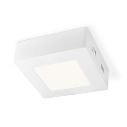 Plafonnier LED Home Sweet Home Ska blanc carré 6W